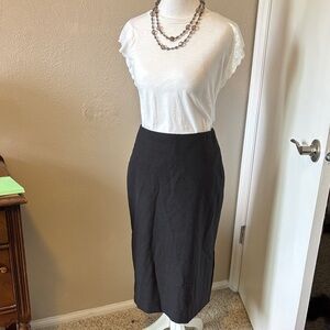 Classic Charcoal Gray Women's Skirt size zero